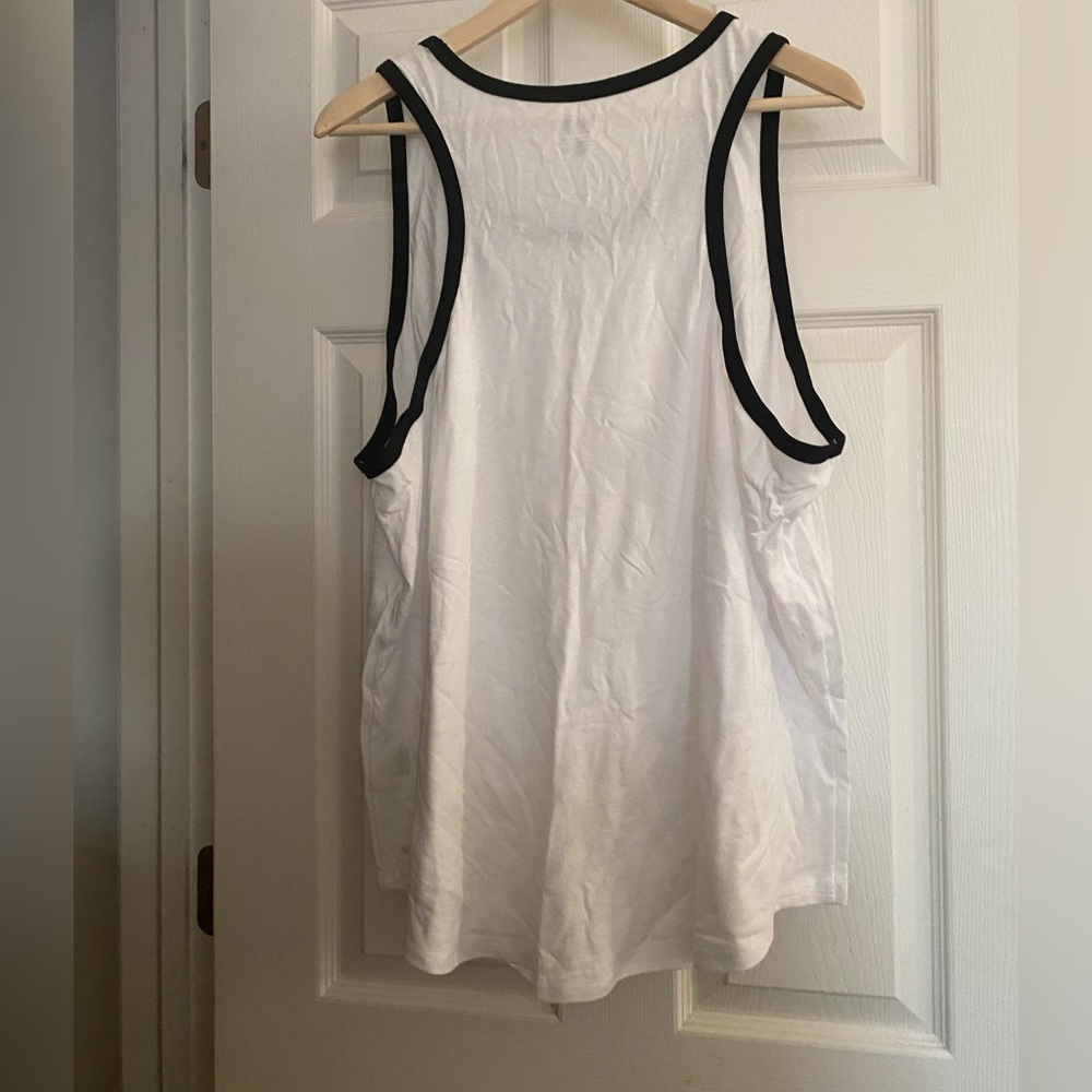 NWOT Victoria’s Secret PINK White Sleeveless Tank XXL - Picture 2 of 4